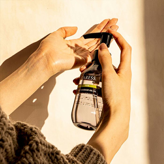 HOT MASSAGE GEL OIL (オリーブ) | Canow Online Store